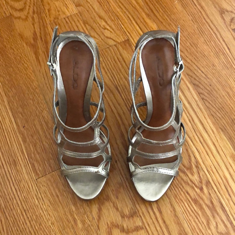 Aldo golddish strappy sandals - Picture 3 of 6